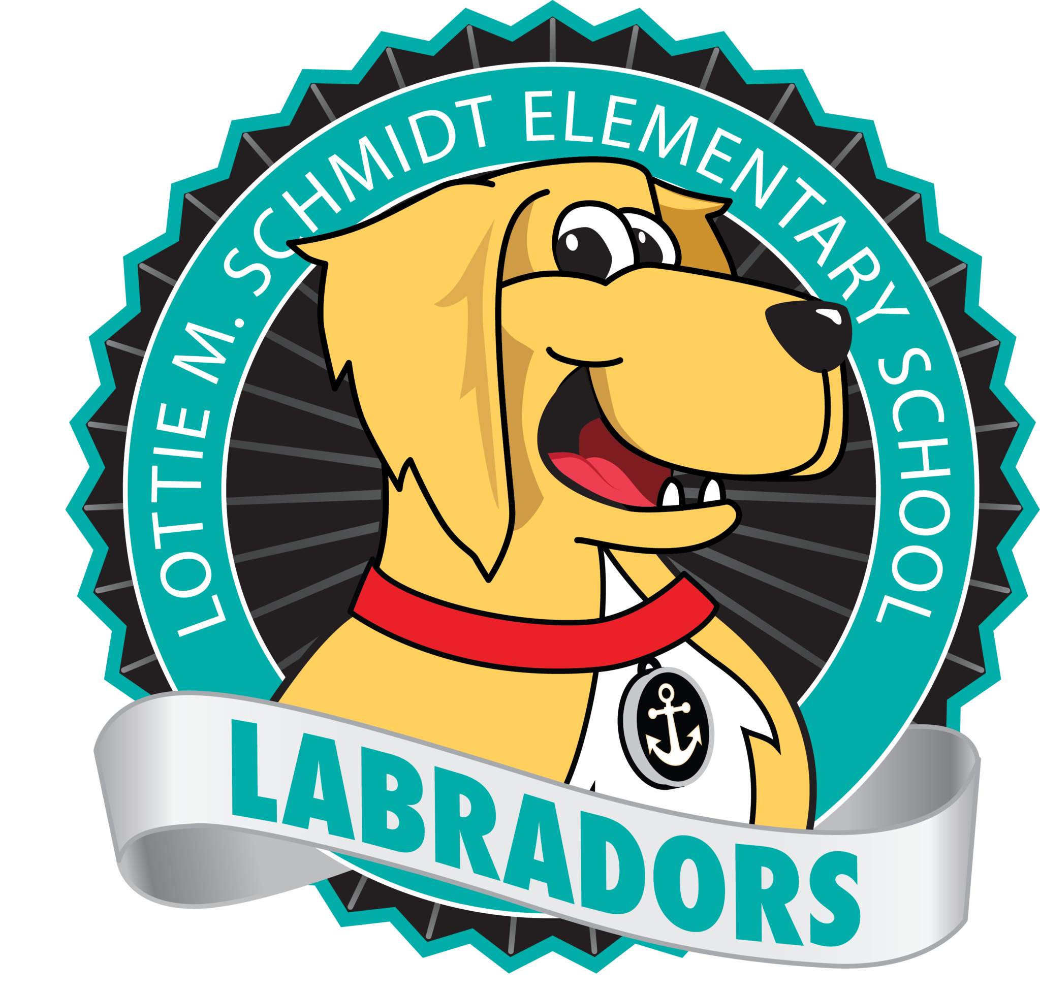 Lottie Schmidt Mascot Labrador Logo